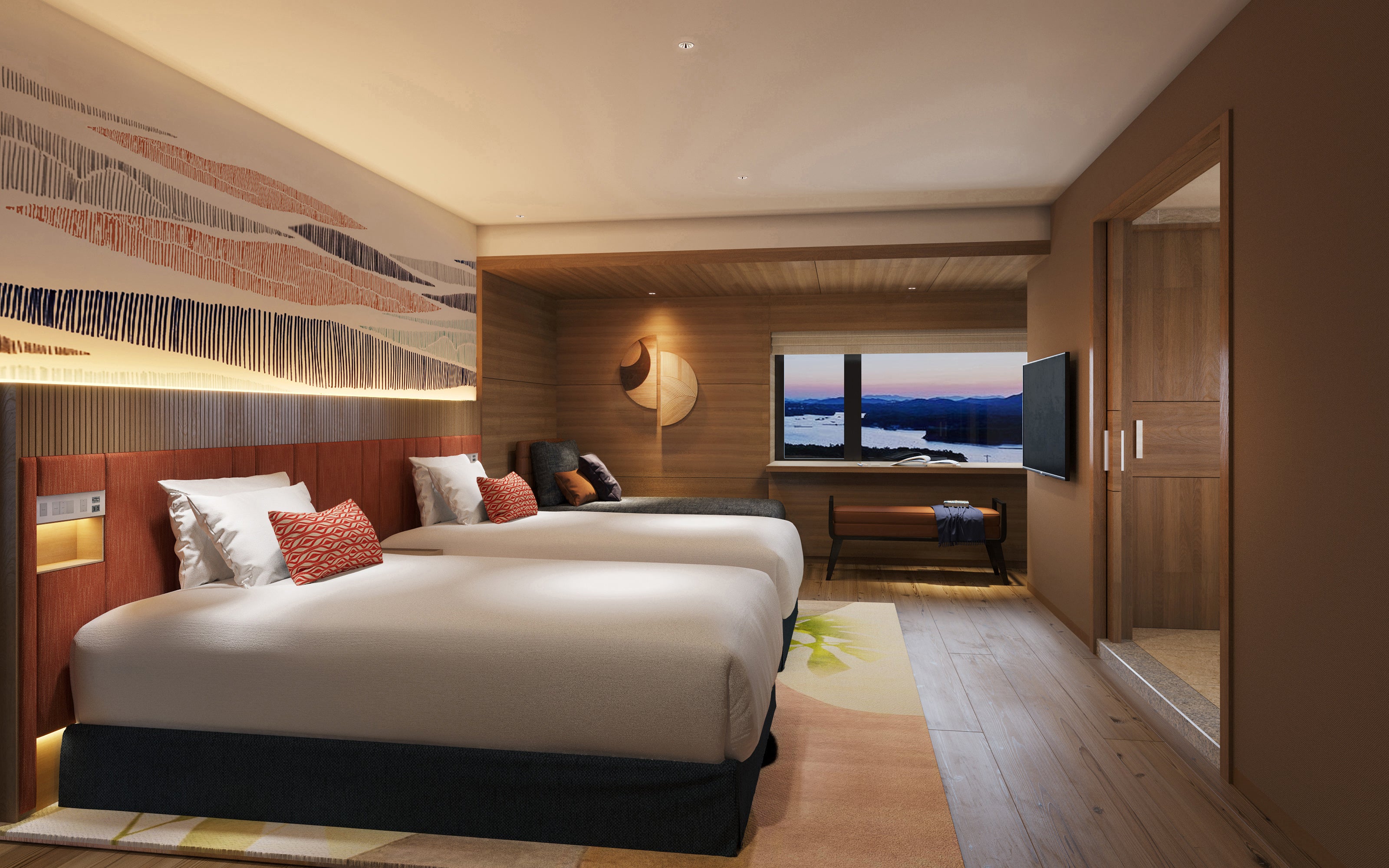 502号室 ベッドルーム