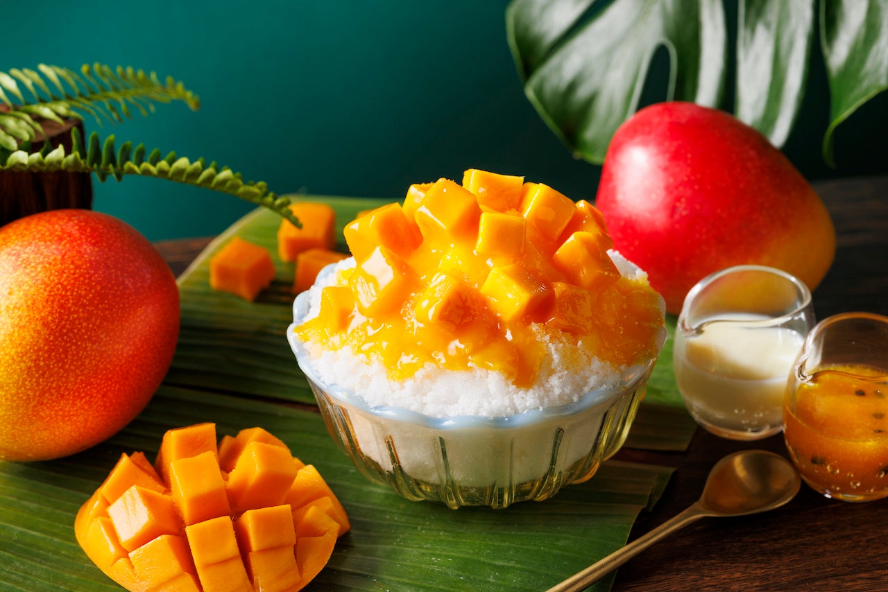 近大マンゴーのふわふわかき氷