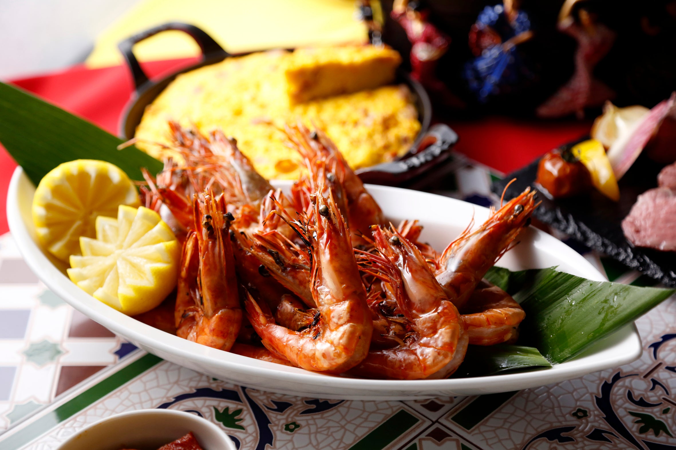 有頭海老のグリル