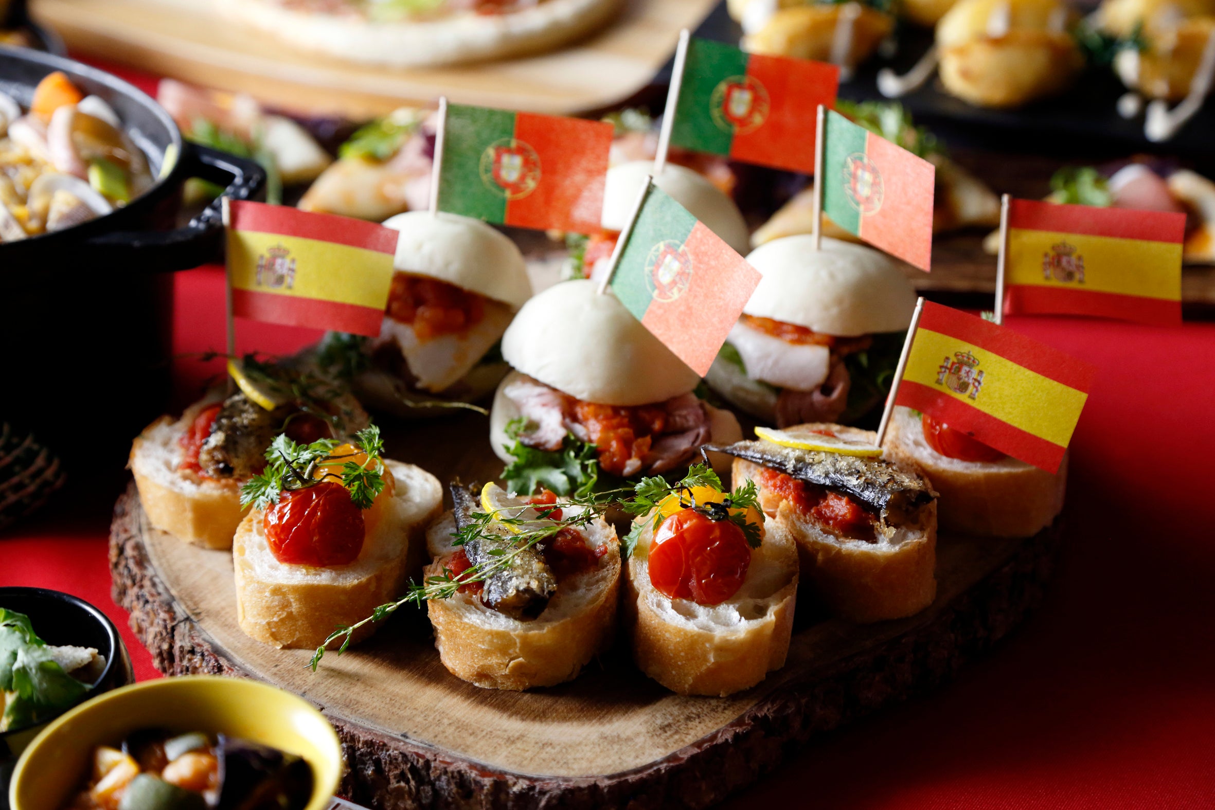 スペイン風ブルスケッタやビファーナ