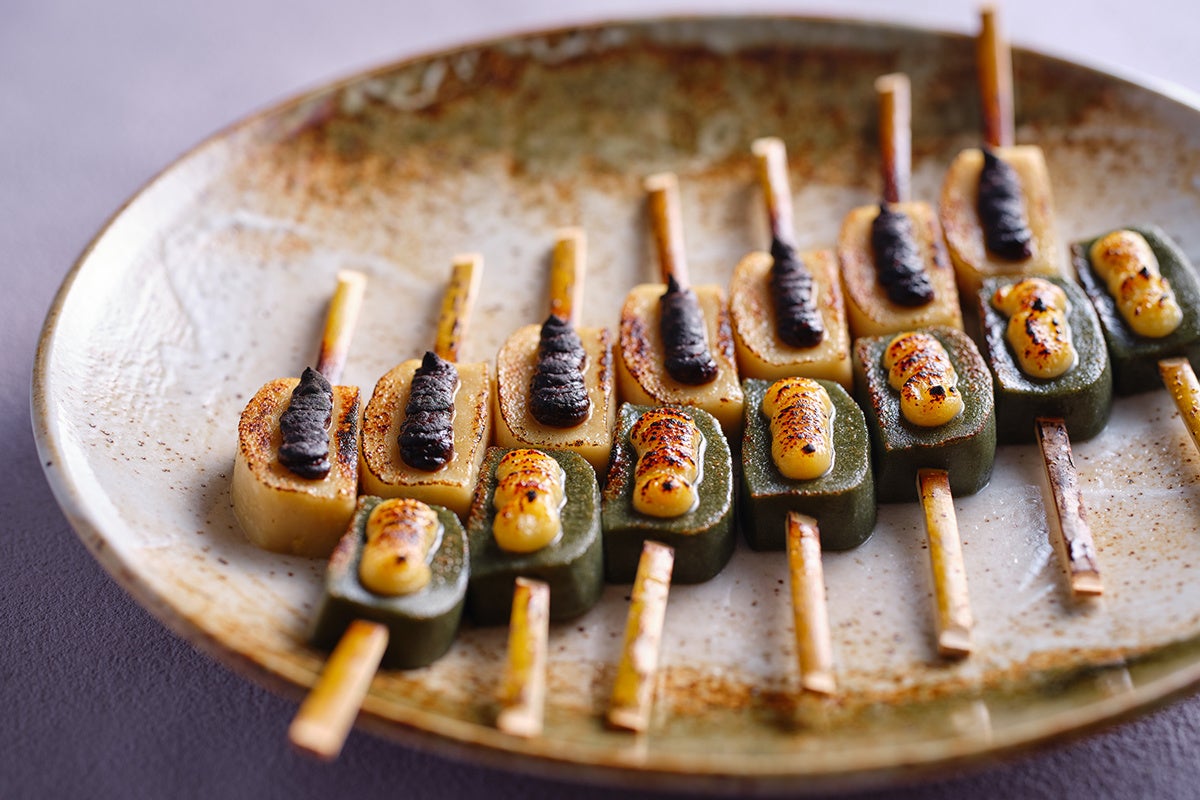 半兵衛麸のなま麸と京豆腐の田楽