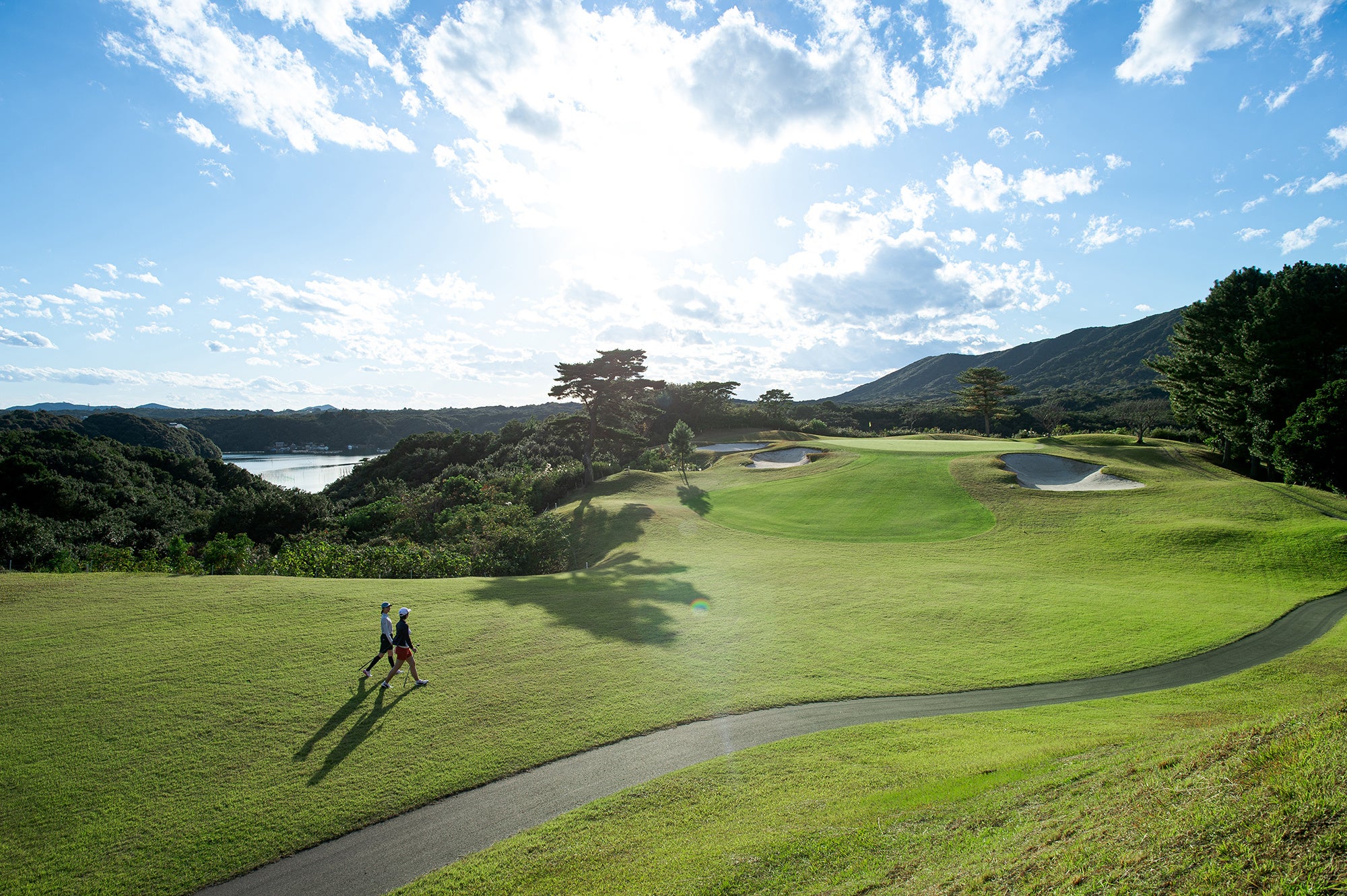 伊勢志摩国立公園に位置するコース