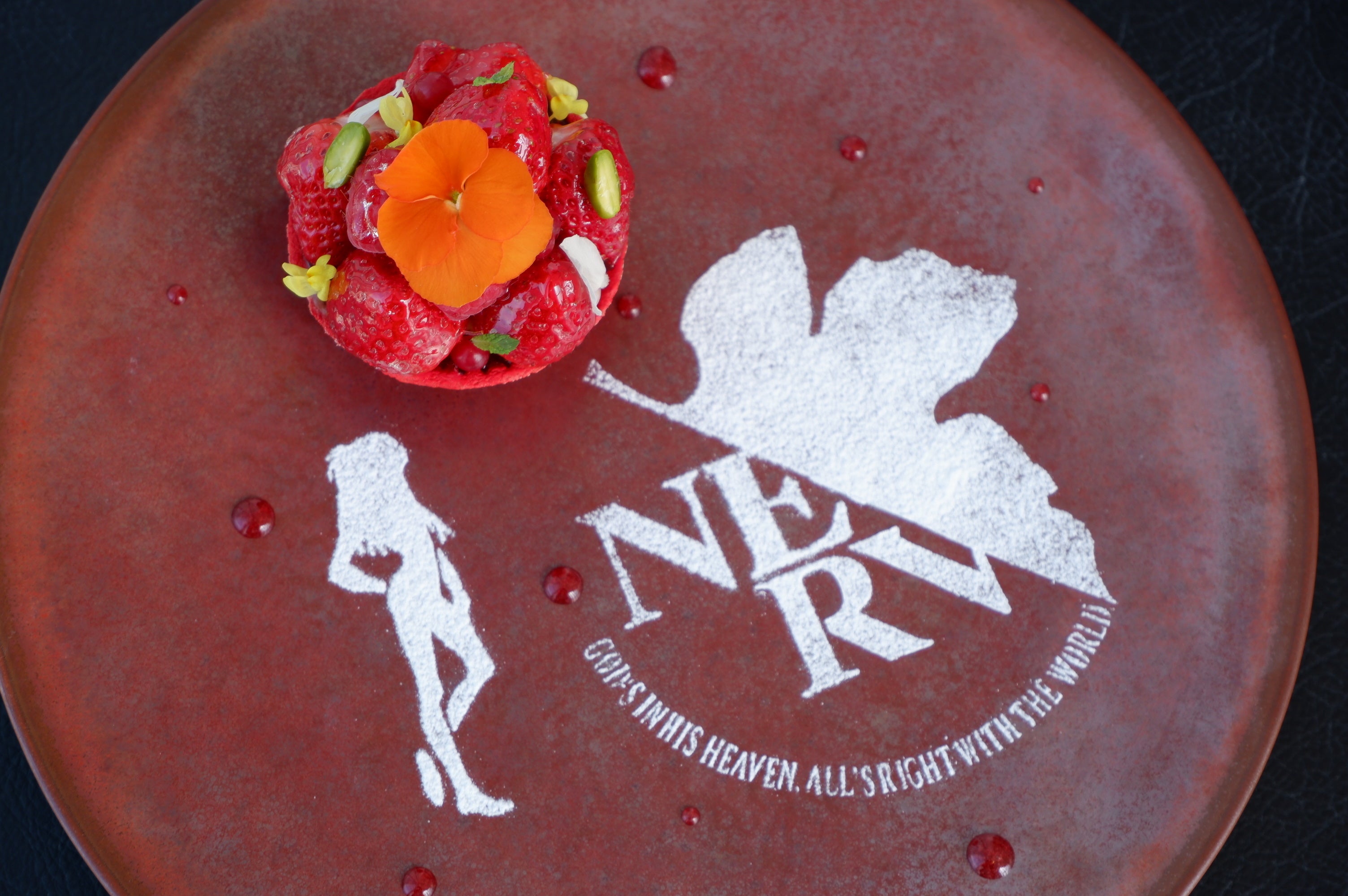 2号機とアスカをイメージしたデセール