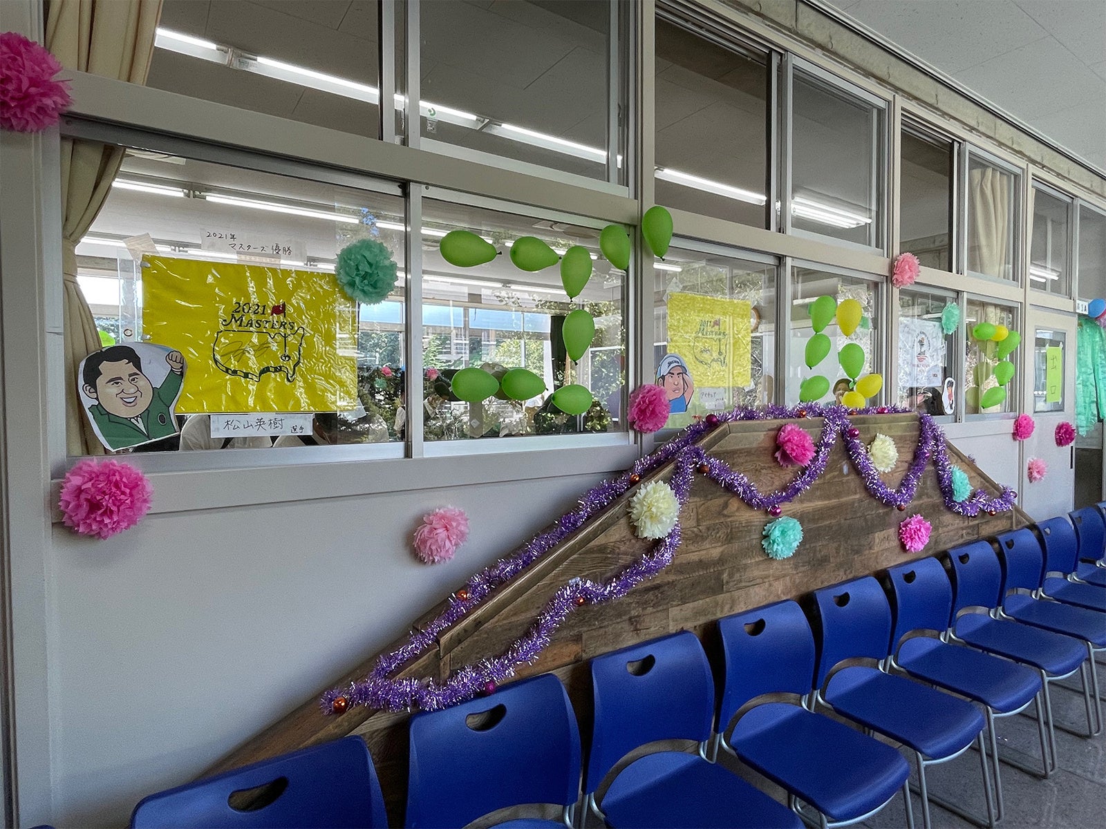 ゴルフ部ブース入口