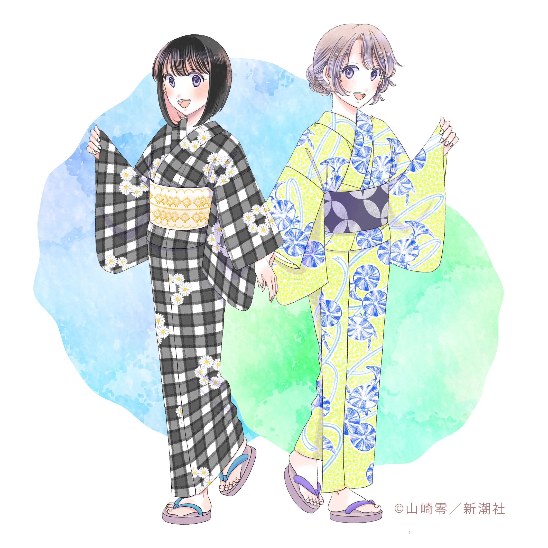 ▲山崎零先生原案 オリジナルコラボ浴衣