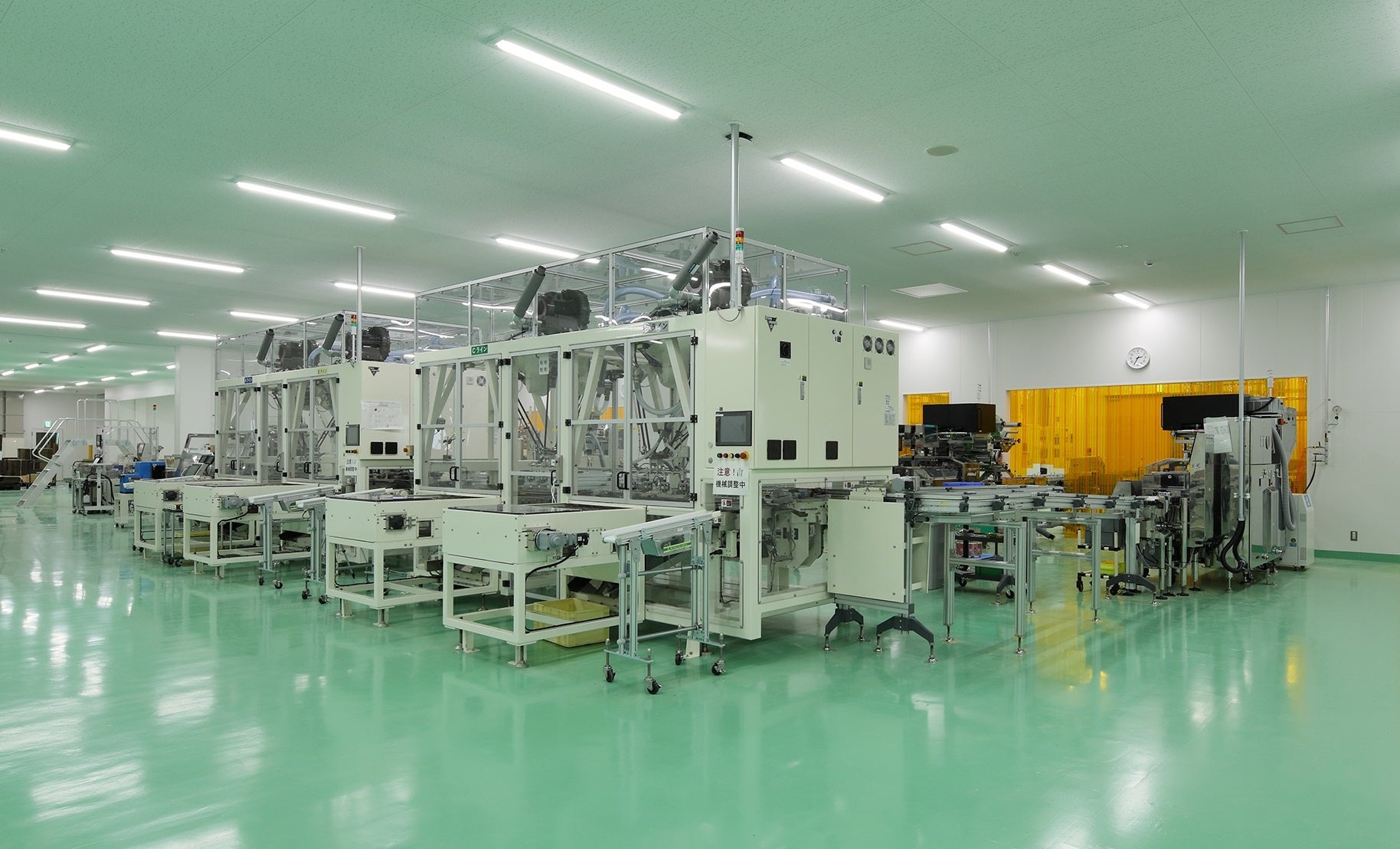 増強して2ライン体制になった温泡生産ライン