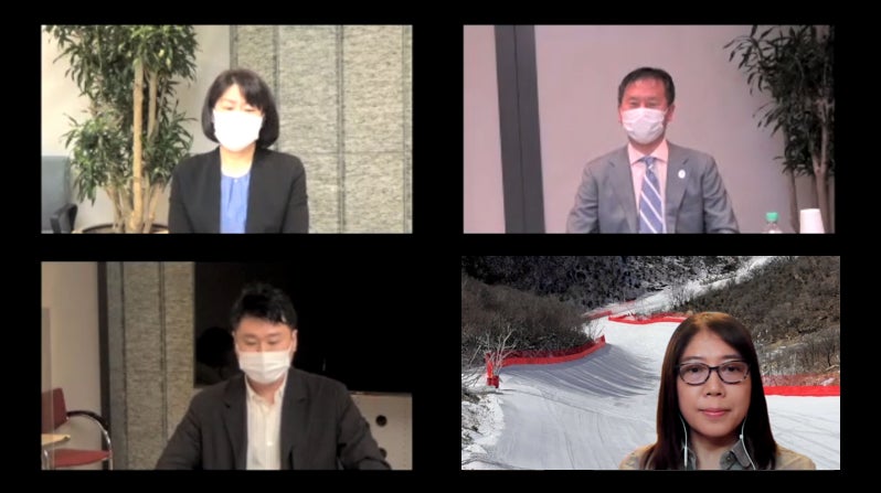 登壇者の桜間裕子氏(左上)、河合純一氏(右上)、渡正氏(左下)、大日方邦子氏(右下)