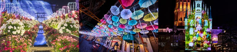 左：バラ祭期間中にご覧いただけます