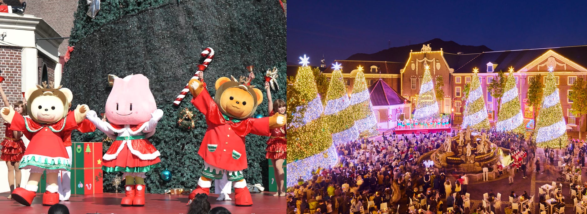 ステージショー ・クリスマスタウン点灯式