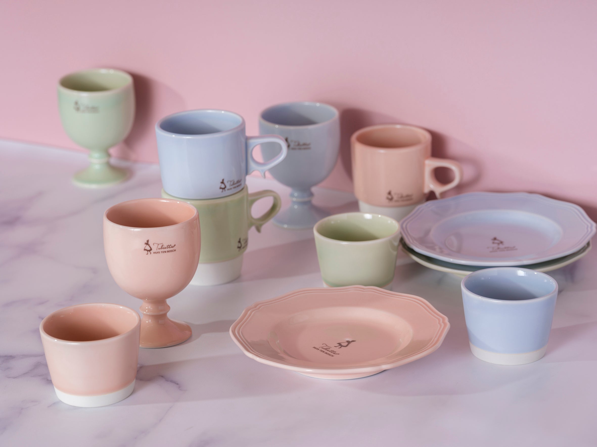 ゴブレット・スタッキングマグカップ・フリーカップ・プレート