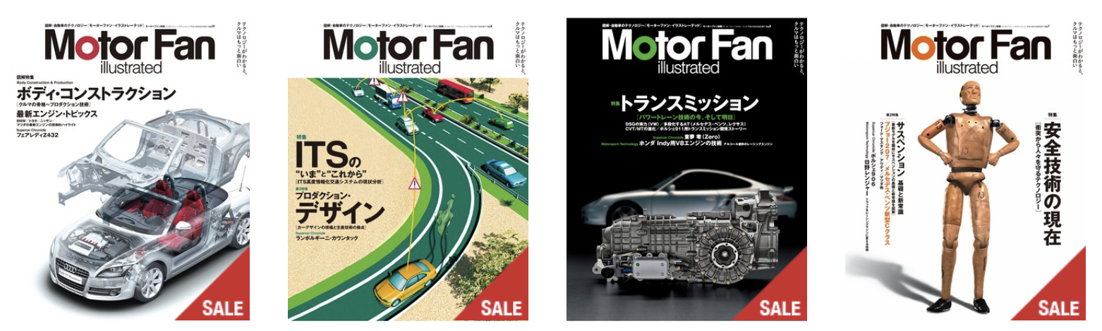 Motor Fan illustrated vol41からvol80 Motor Fan illustrated vol41