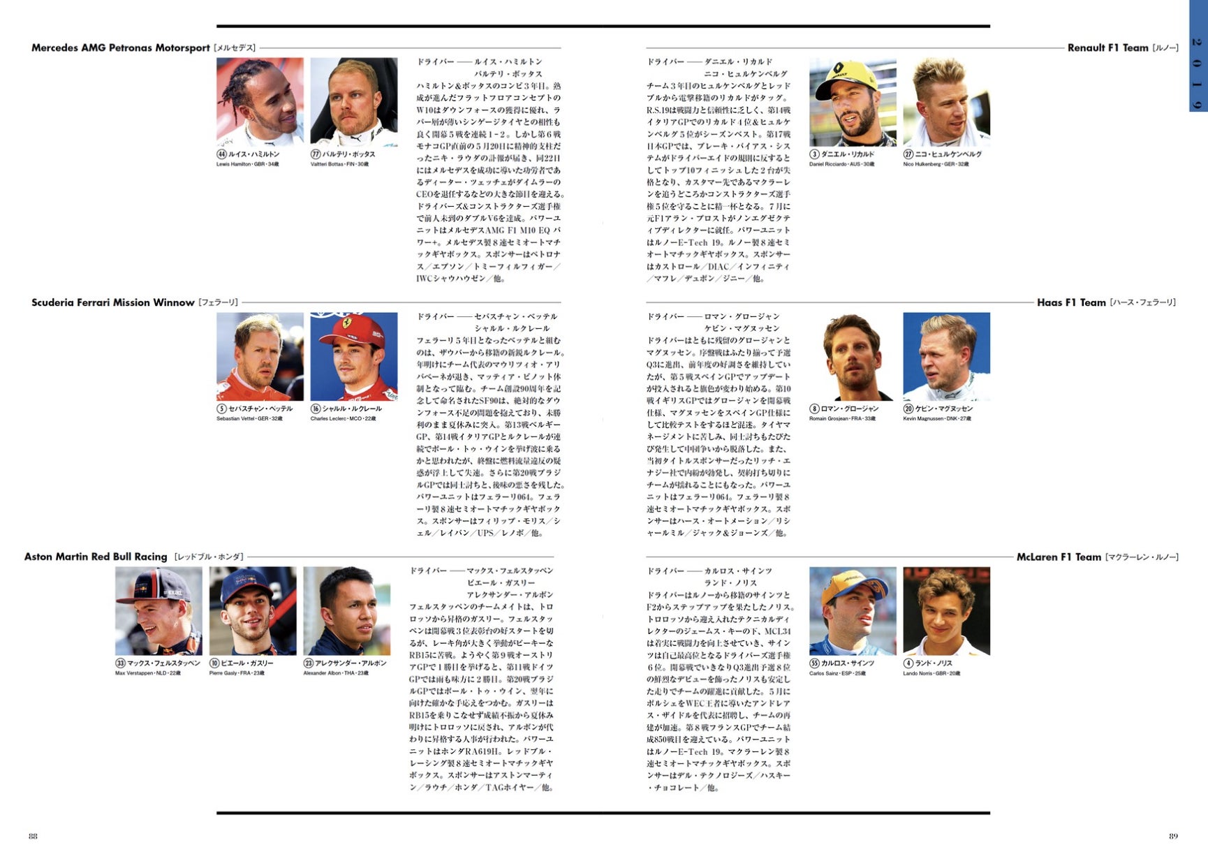 F1GPの歴史が詰まった『F1全史』の最新刊「第14集 2016-2021