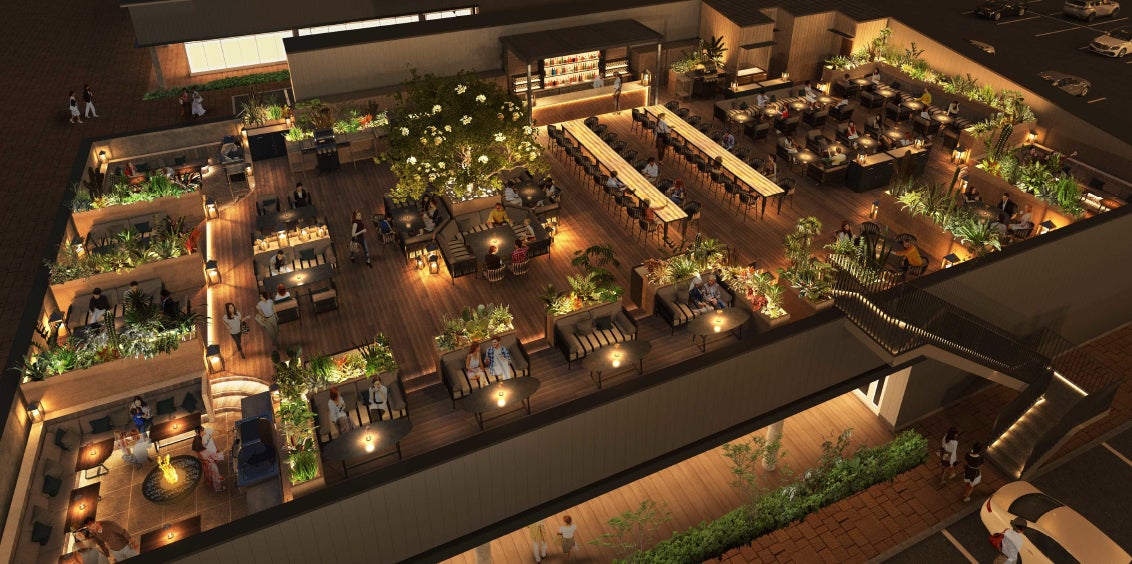 日本最大級のルーフトップも!福岡市の研究開発次世代拠点の飲食 日本最大級のルーフトップも!福岡市の研究開発次世代拠点の飲食