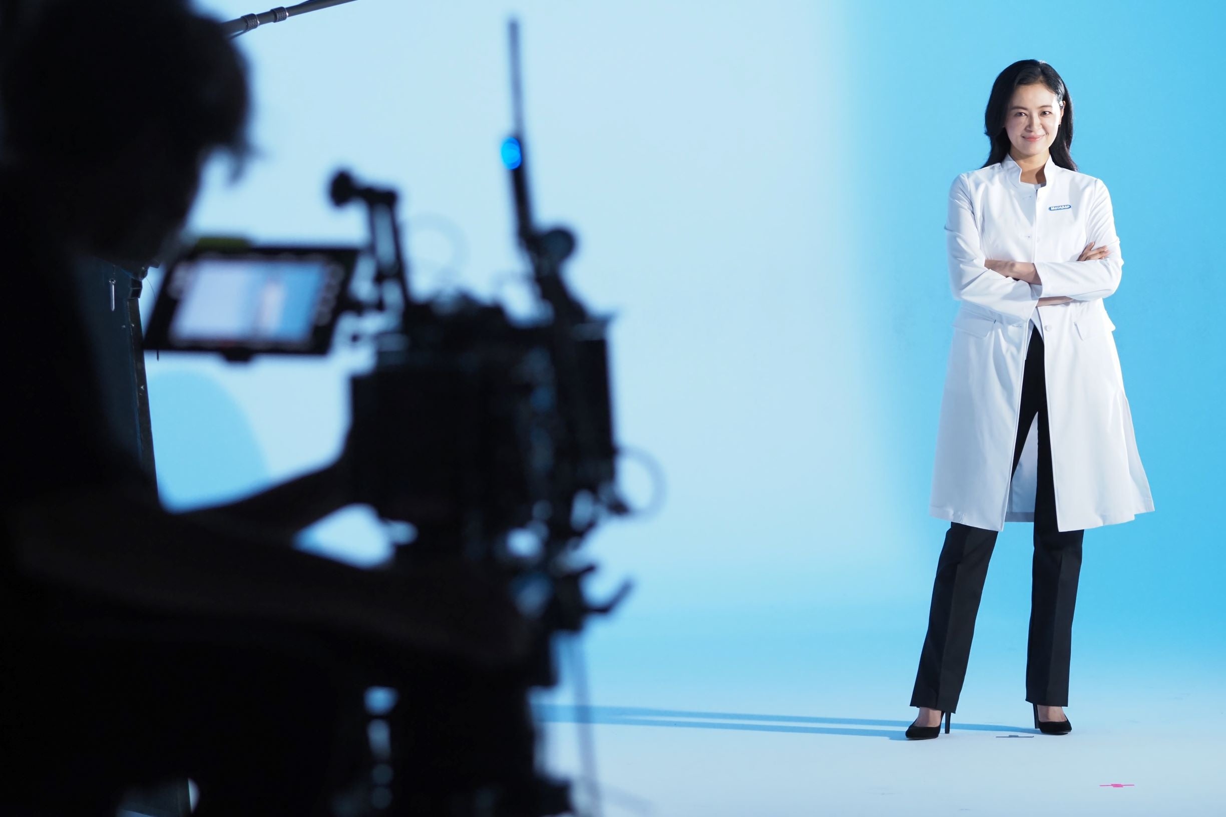 ▲画面越しでも伝わる黒谷さんの華やかさ