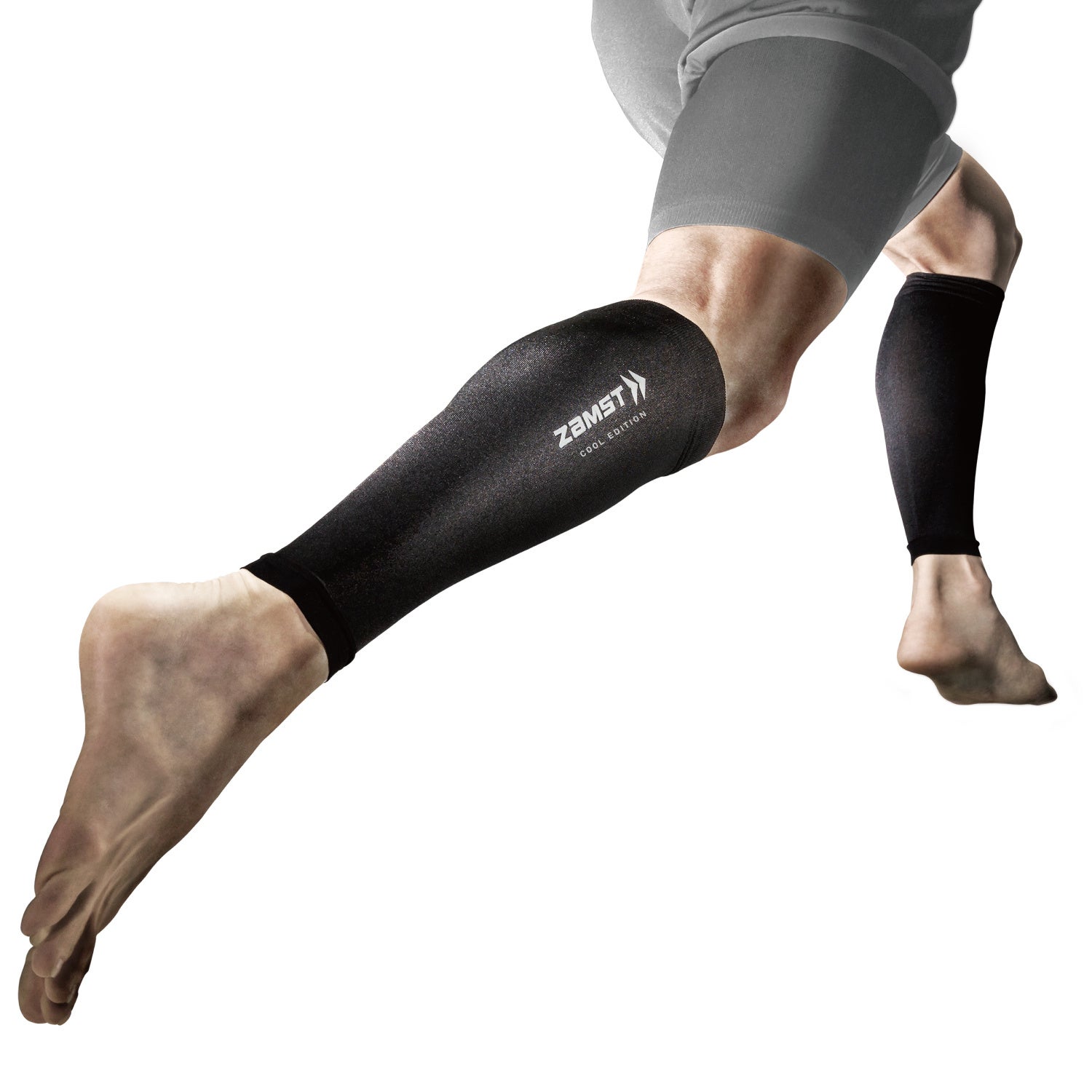 ▲ザムスト カーフスリーブ COOL EDITION