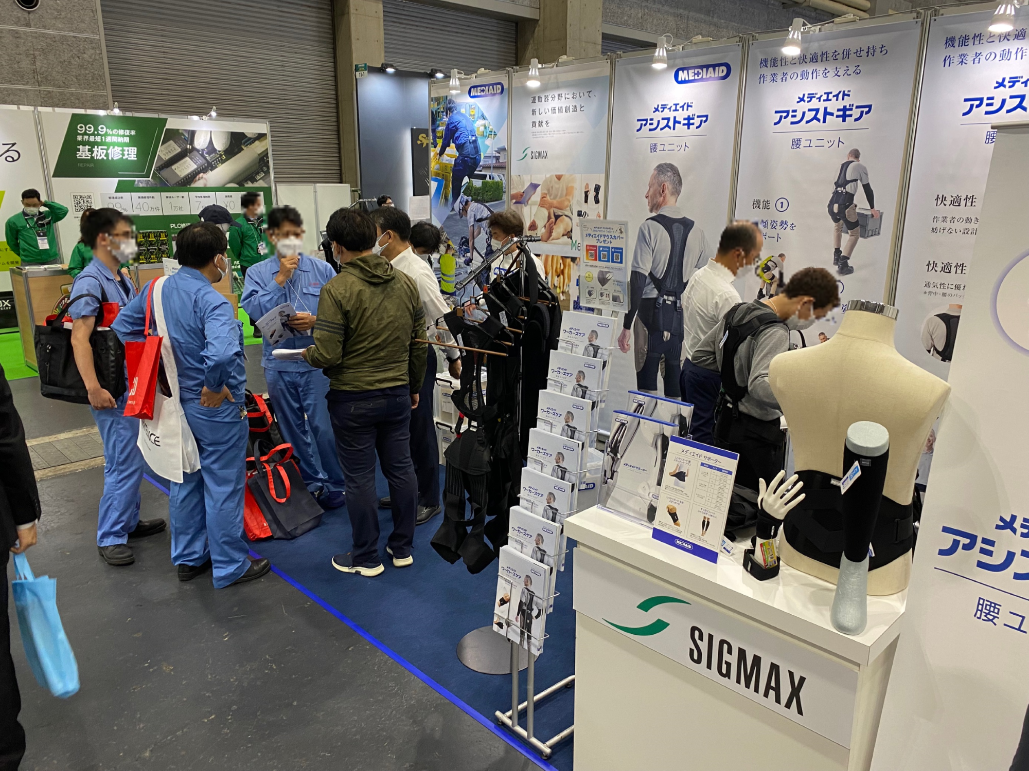 ▲過去の他展示会での出展ブース