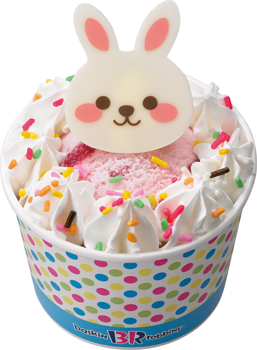 サーティワンアイスクリーム うさぎ BaskinRobbins バスキンロビンス サンデー：ハッピードール うさぎ［B-R サーティワンアイス