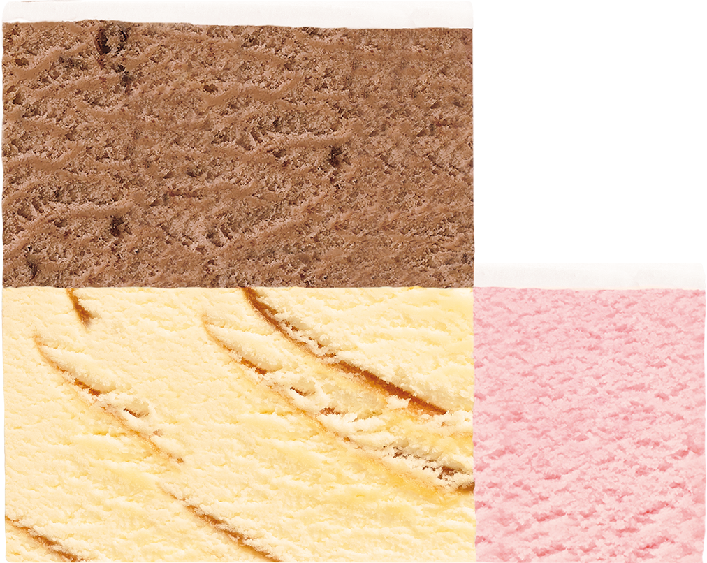 チョップド チョコレート、キャラメルリボン、ストロベリー