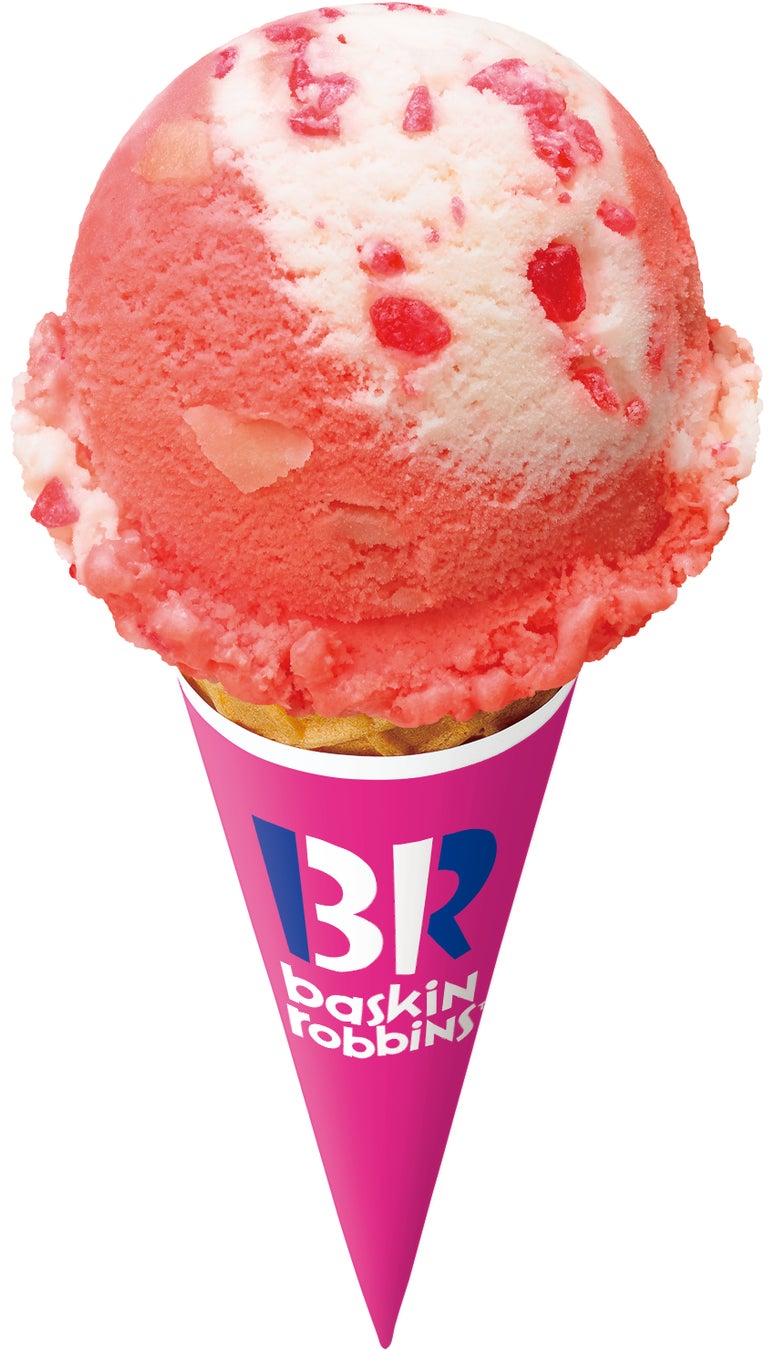 アイスクリーム ペイズリーグラフィックプリントフーディ レッド ザクザク、ペロリ︕りんご飴をイメージしたワクワクフレーバー