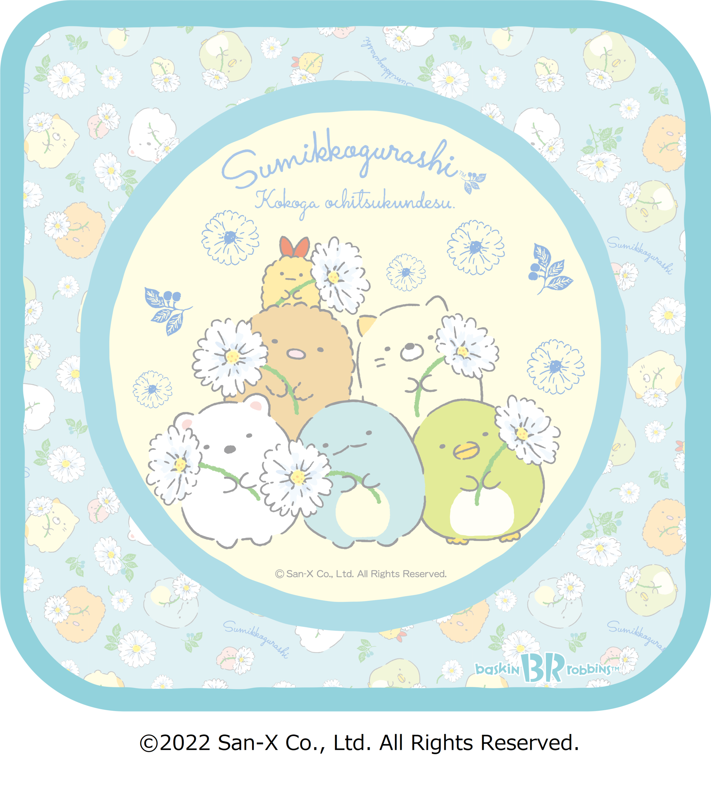 台紙とフィルムもかわいいすみっコぐらしのデザイン！