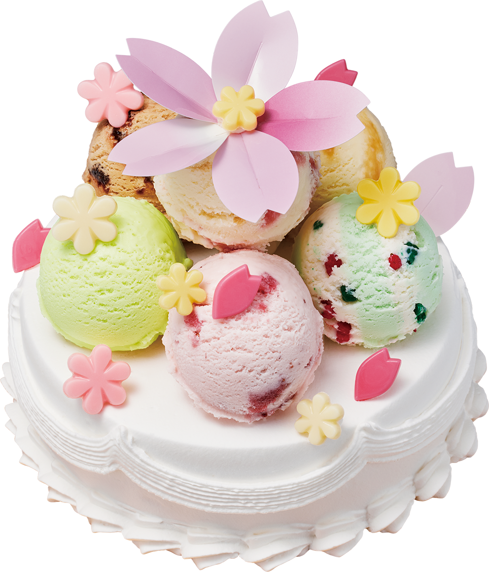 31デコケーキ フラワー