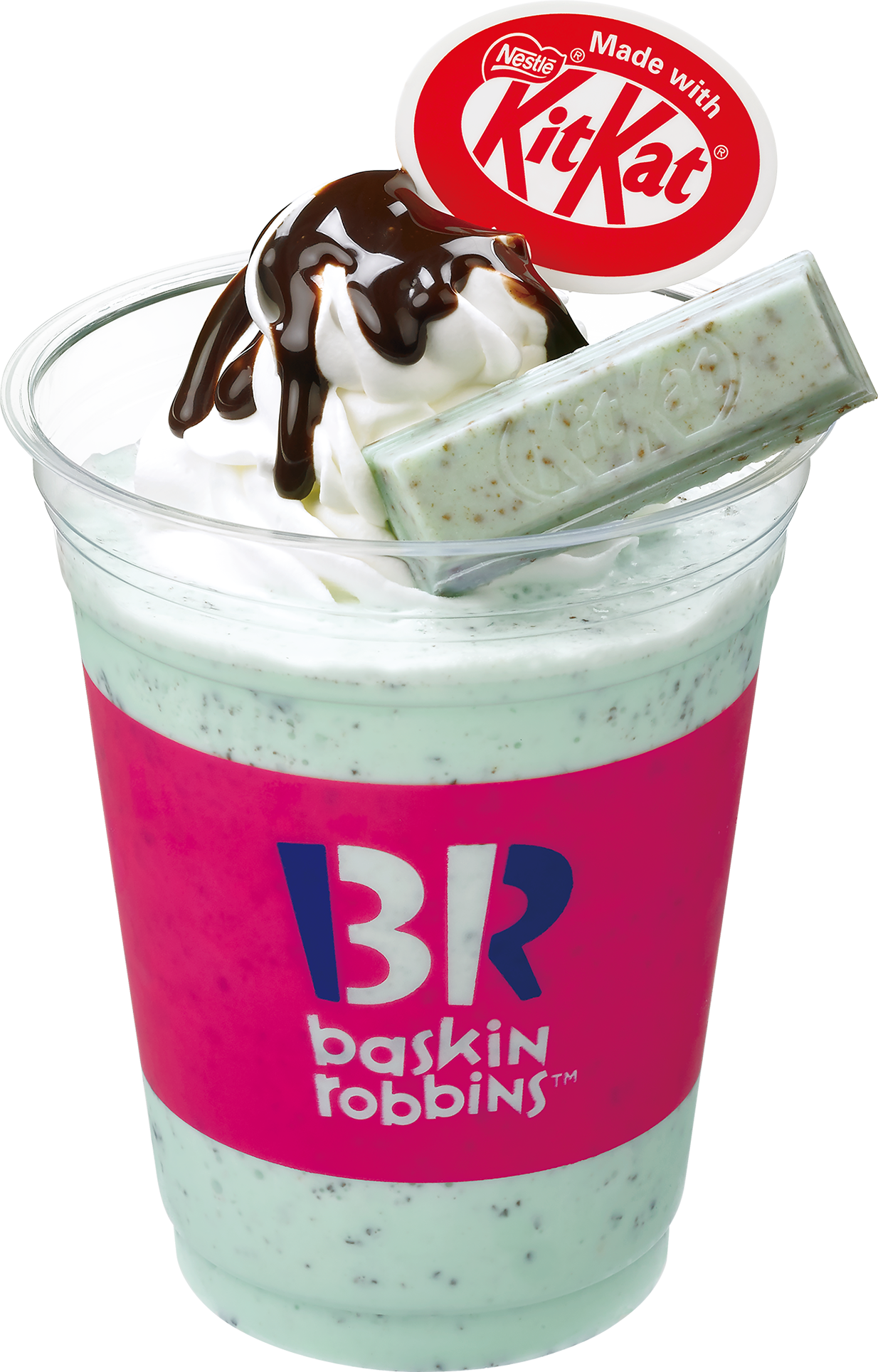 フローズンシェイク チョコレートミント　Made with KITKAT®