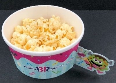 ポップコーンがたくさん入ってる!