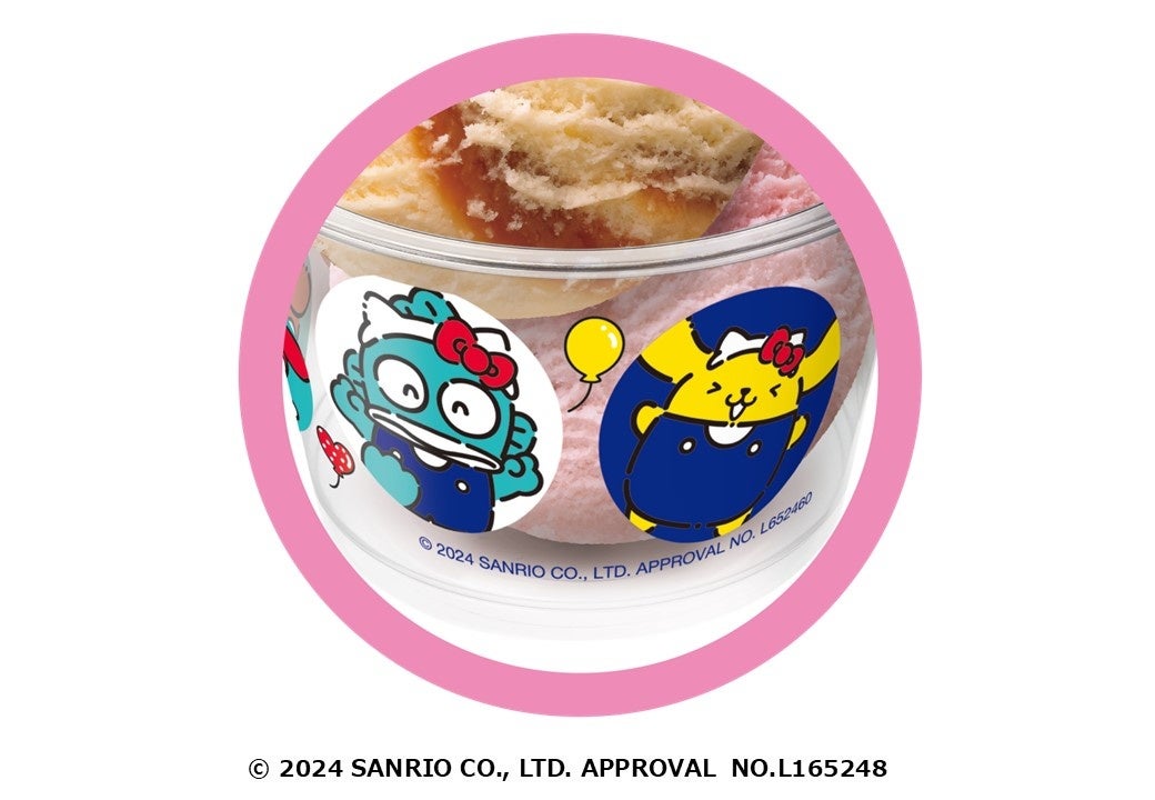 裏にもサンリオキャラクターが集合!