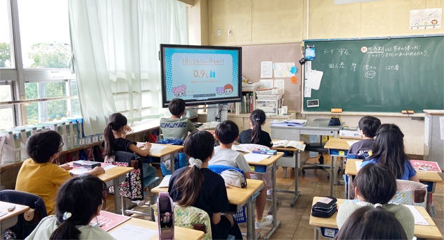 動画を活用した実際の授業の様子