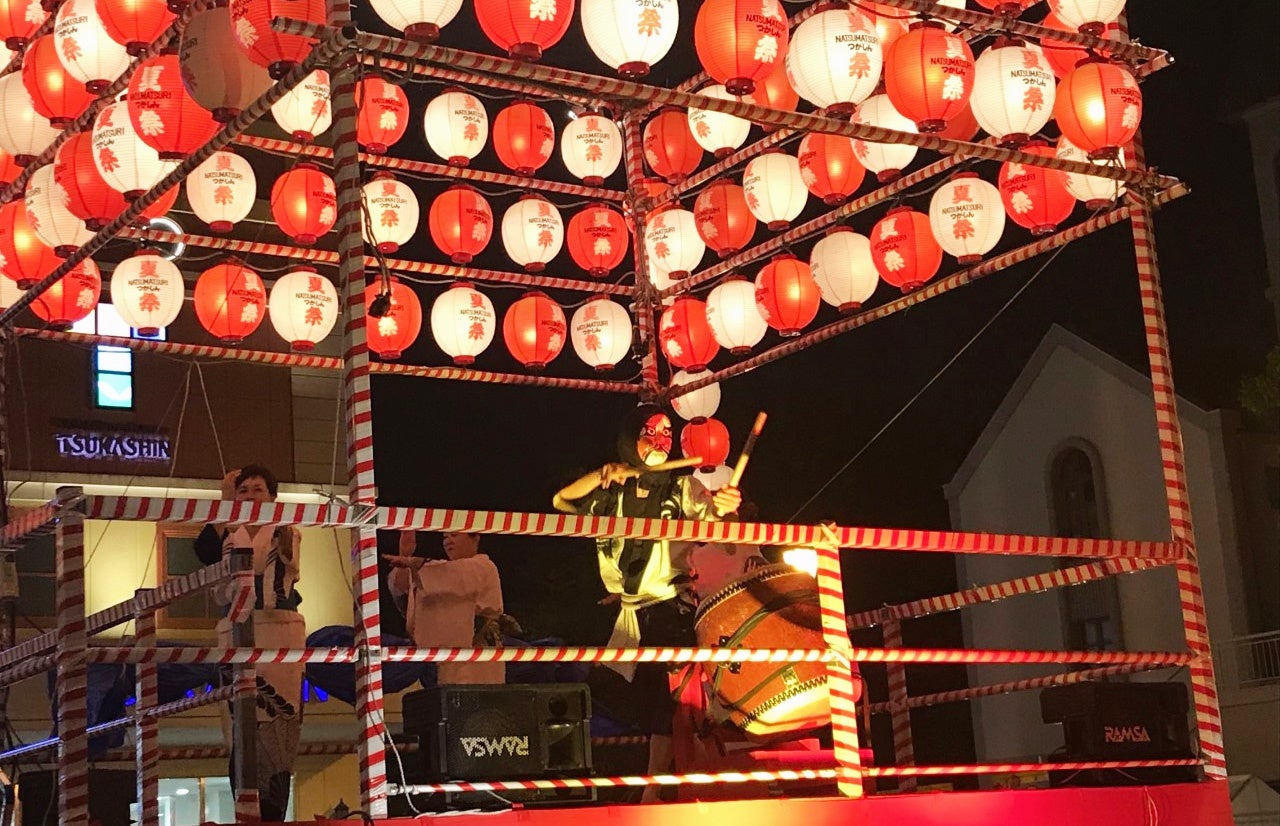 つかしん納涼盆踊り大会の様子(2019年撮影)