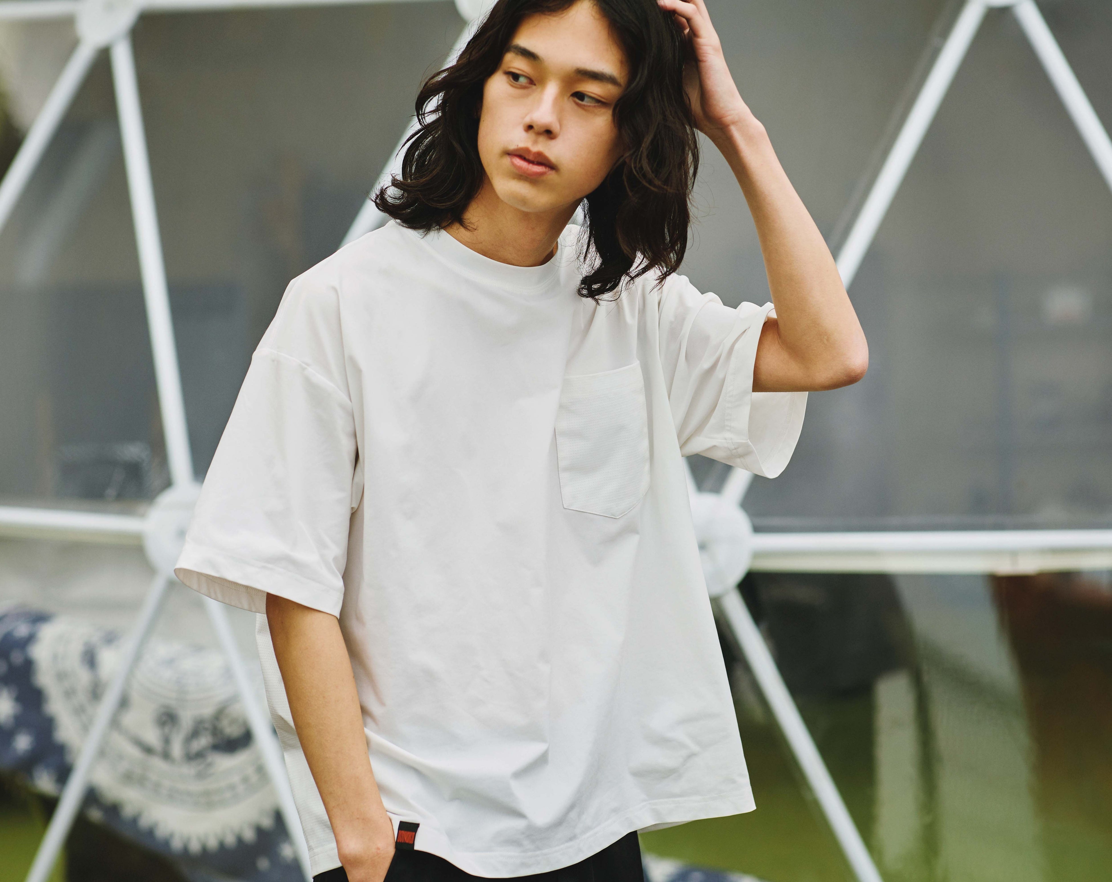 ドライメッシュのTシャツ