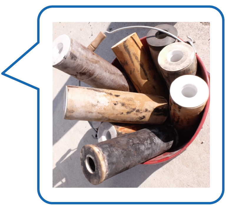 汚れがひどいものも