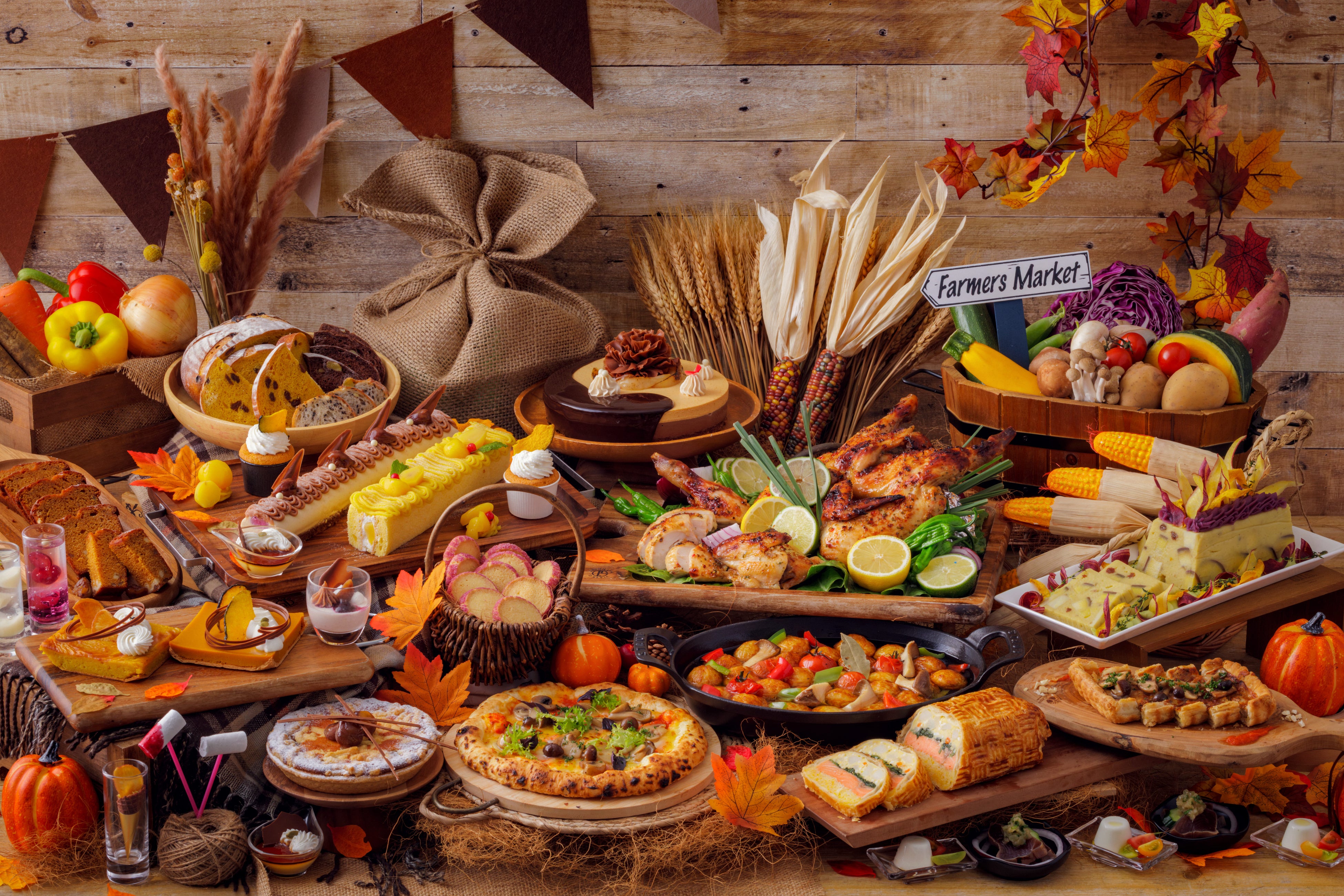 料理とスイーツ、副総料理長とペストリー副料理長が旬の味覚を彩るスイーツ＆ランチブッフェ「匠の饗宴 Battle of Sous chef’s 収穫祭」10月14日より開催