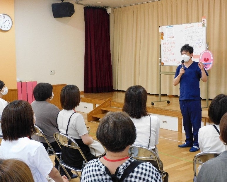 小山会長から保護者へ説明