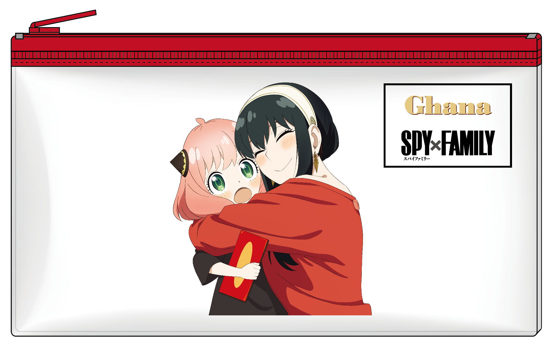 SPY×FAMILY Ghana＞描き下ろしデザインミニポーチ付き！ガーナ