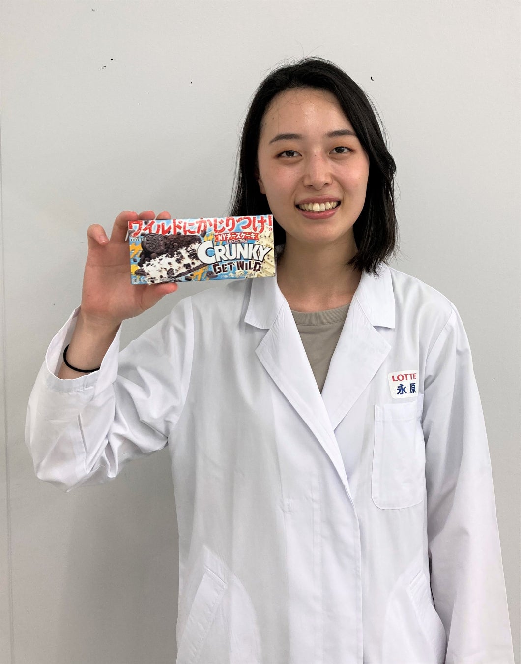 GET WILDクランキー<NYチーズケーキ> 開発担当 永原