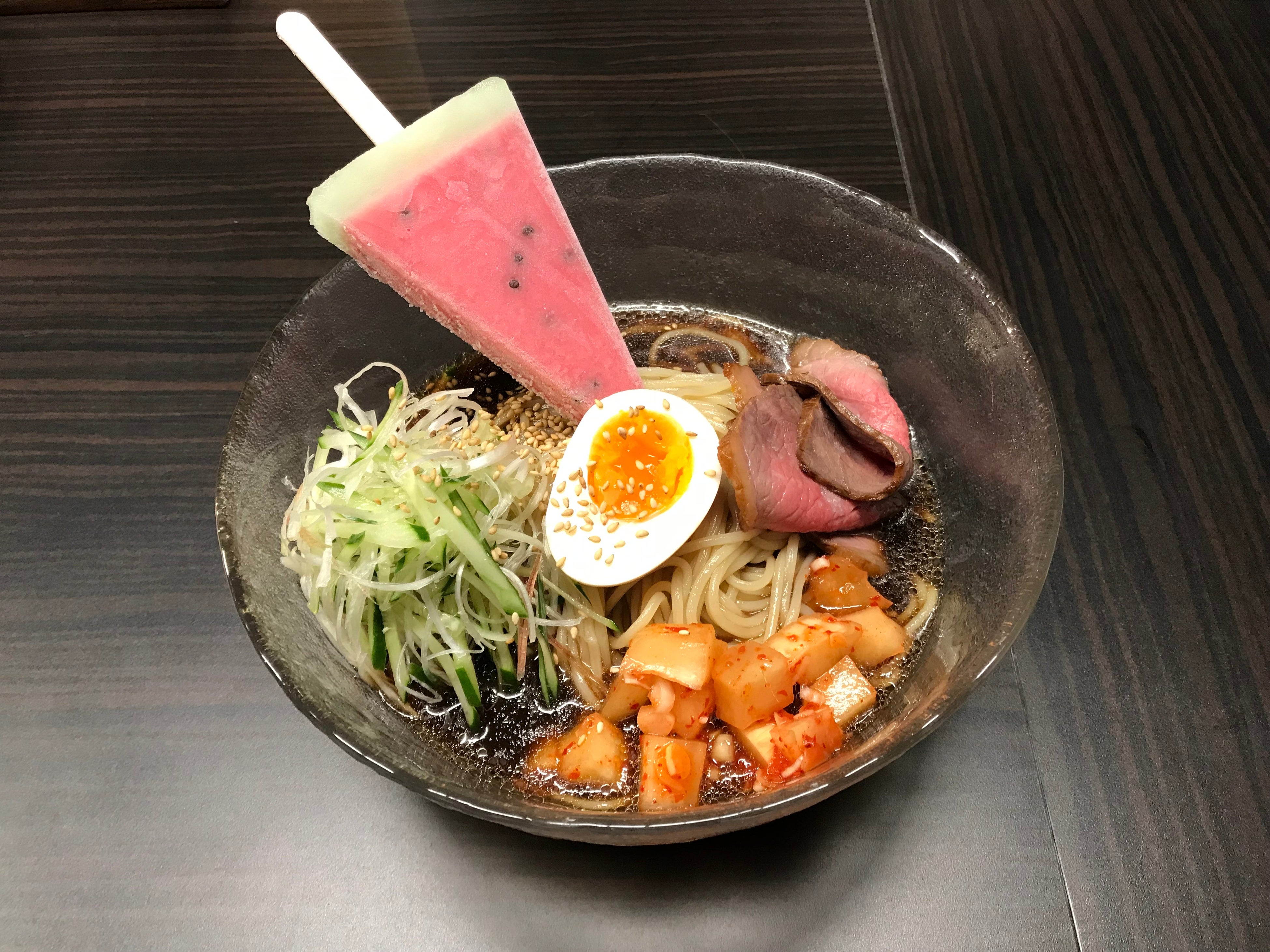 7月27日は「スイカの日」！】夏のアイス「スイカバー」×「麺屋武蔵」が