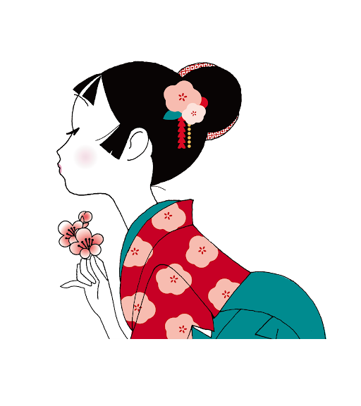 小梅ちゃんは、15歳 東京・小石川の町娘。清楚で、ちょっと内気な働き者。料理が得意。