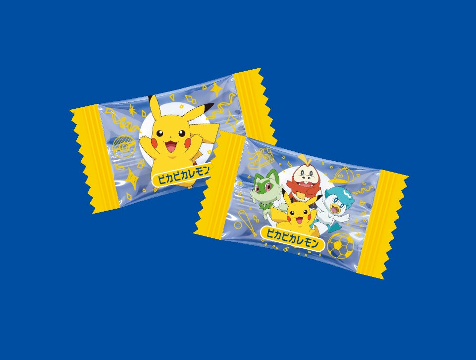 ポケモンたちがデザインされた個包装(全22種)の例