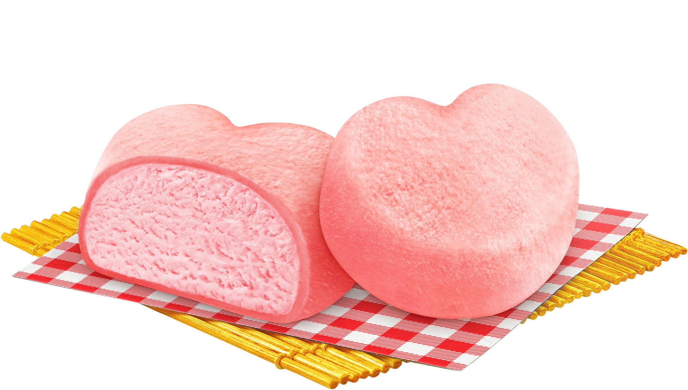 雪見だいふく ハートのいちご」を食べたら、ヨーグルトのような