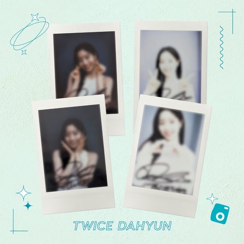 TWICE ダヒョン 直筆サイン入りソロポラ TWICE ダヒョン 直筆サイン入りソロポラ 2025年最新】TWICE直筆