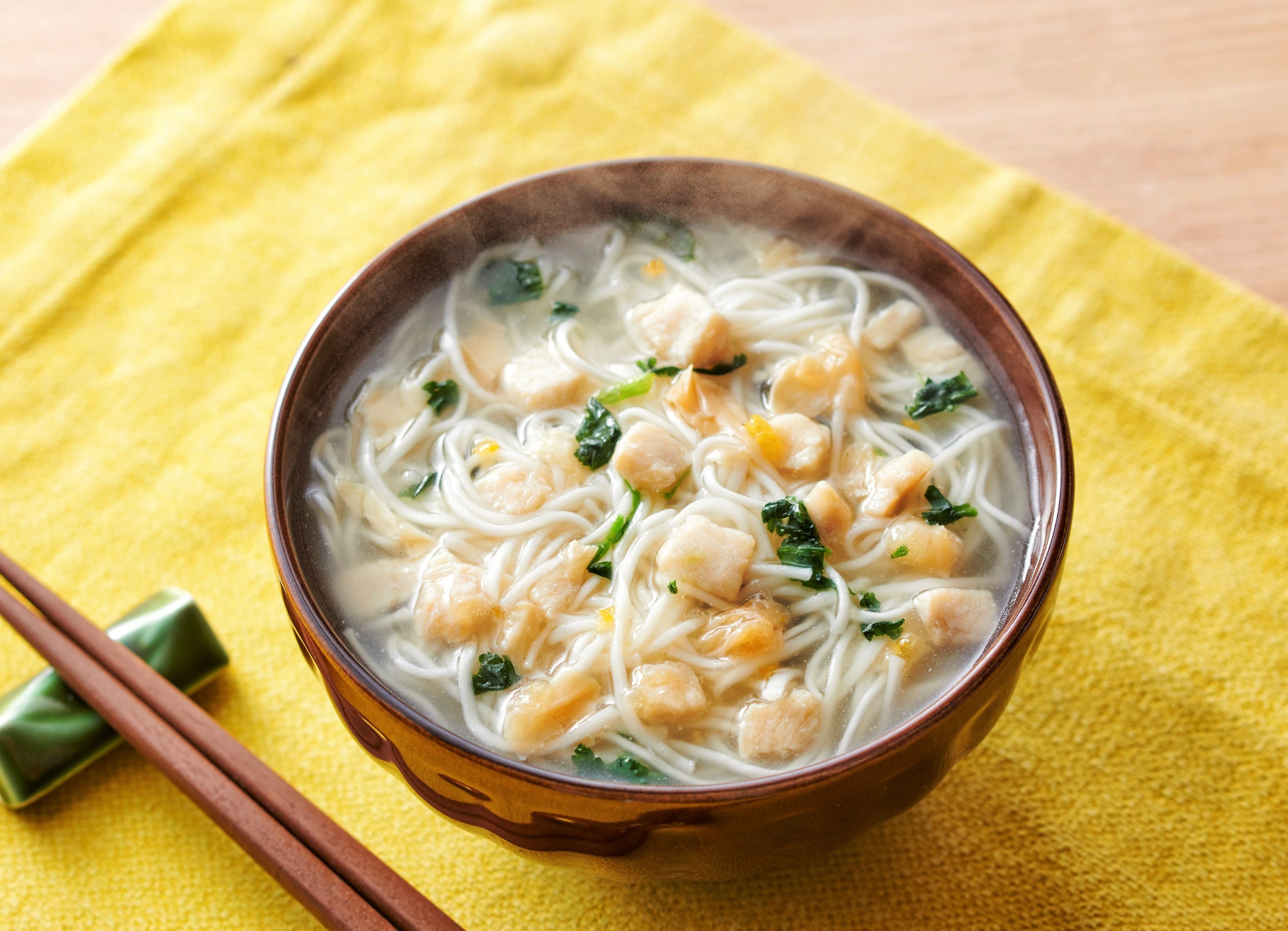 鶏とゆばの柚子塩