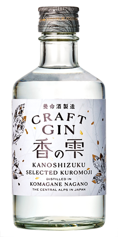 日本の新緑の森をイメージした養命酒製造のクラフトジン「香の雫