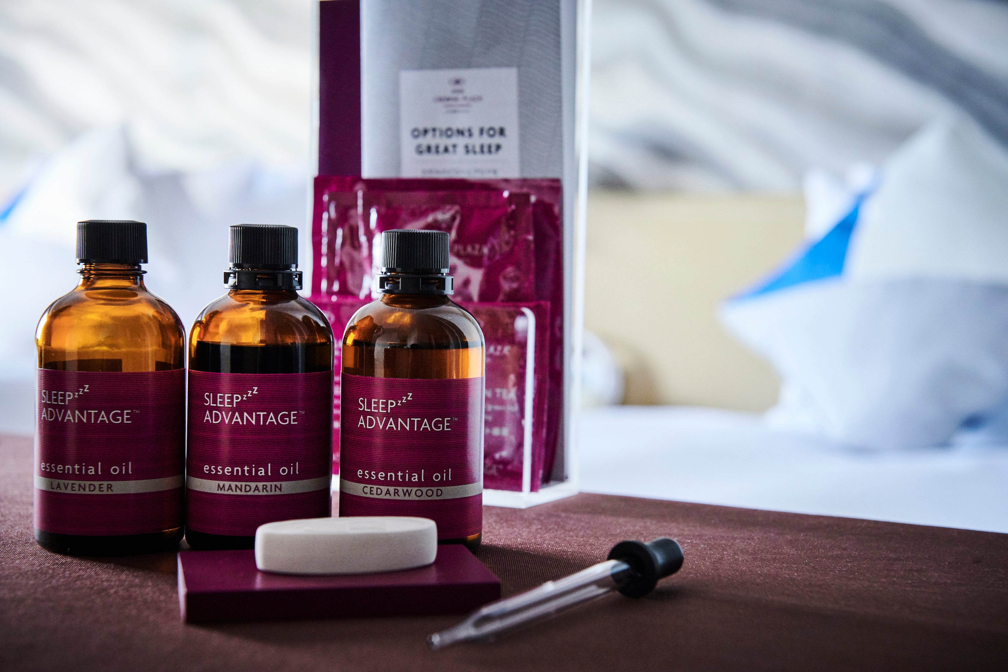 快眠のための客室アメニティ　イメージ