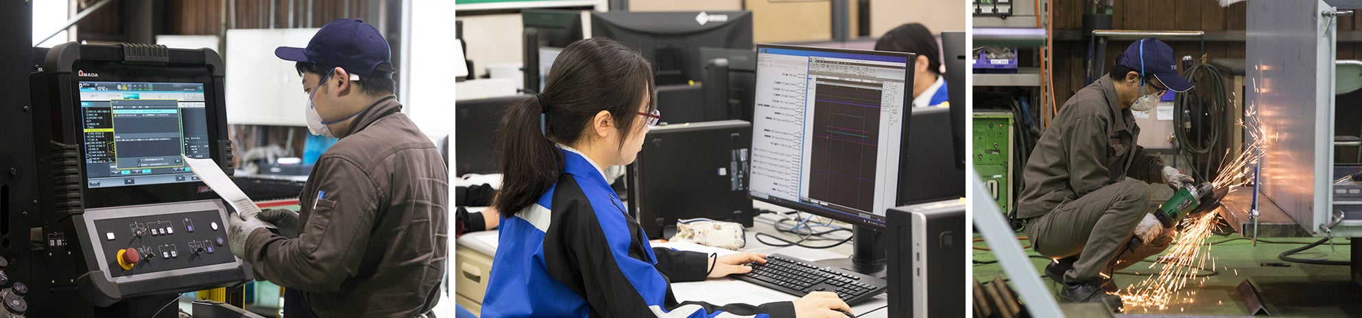 ▲仕事中の様子