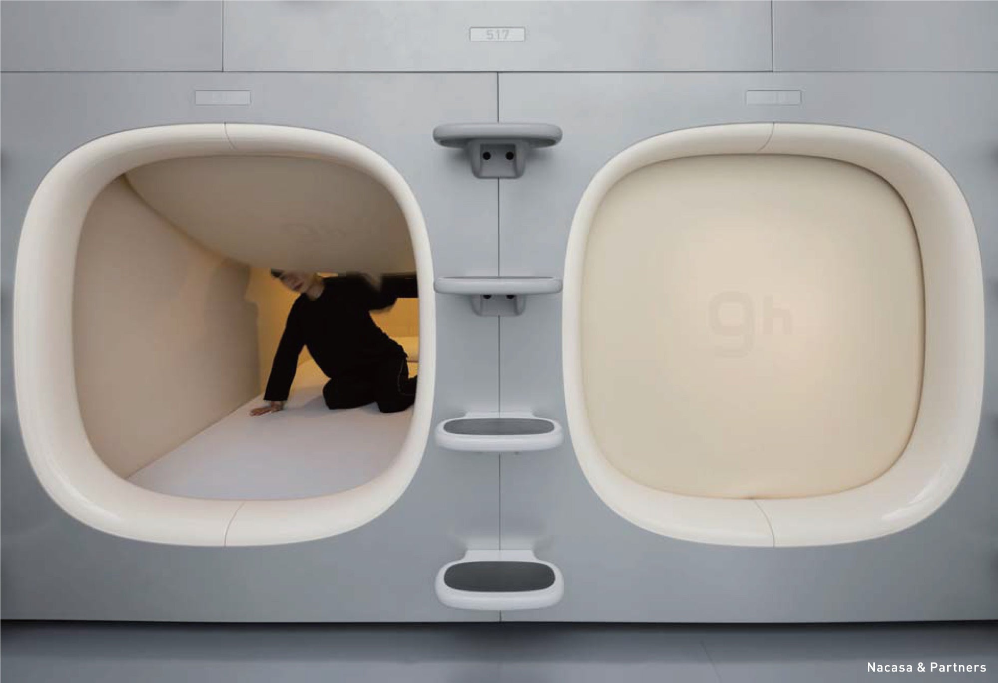 カプセルホテル / スリープテック「ナインアワーズ」睡眠解析サービス