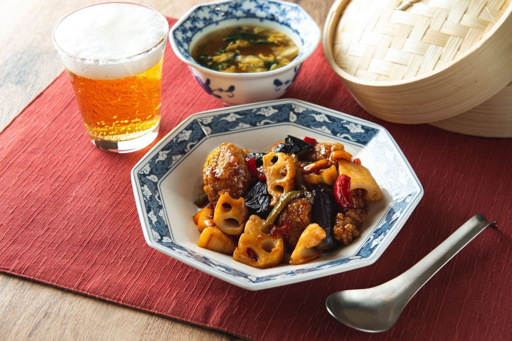 彩り野菜の酢豚