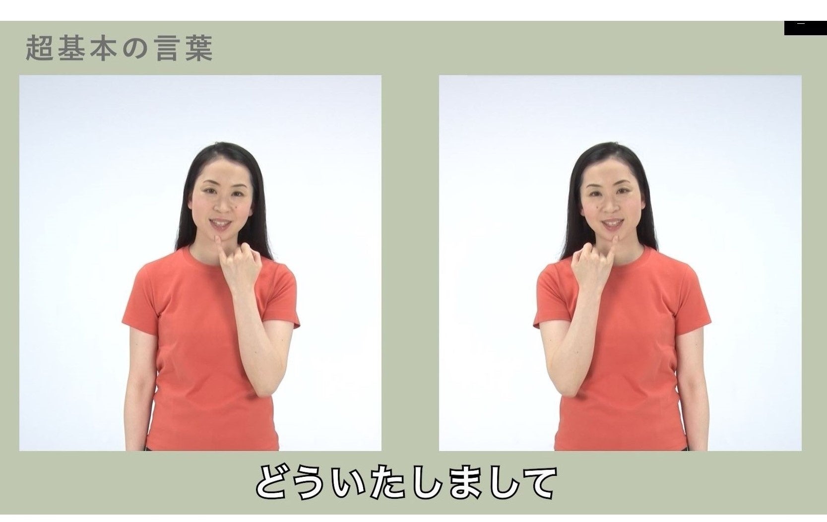 ２画面式の動画