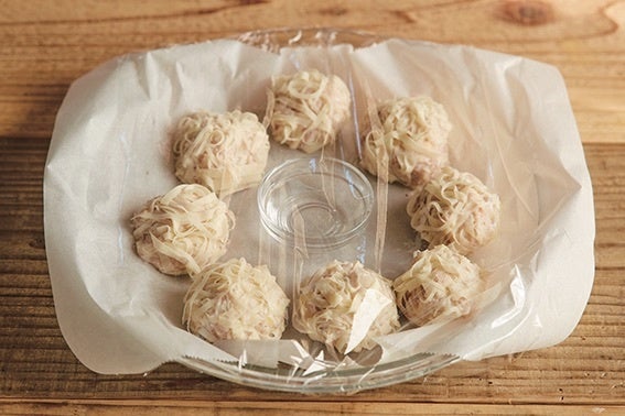 レンチン5分でふわふわ美味しい！