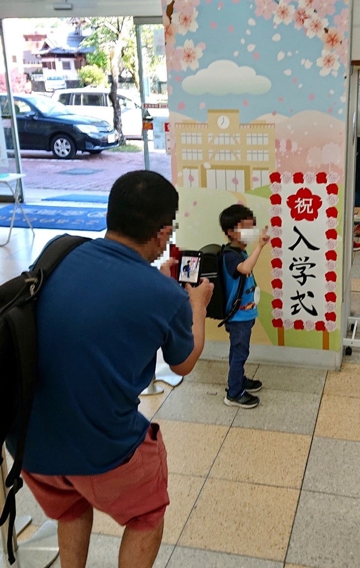 ランドセル試着撮影スポット